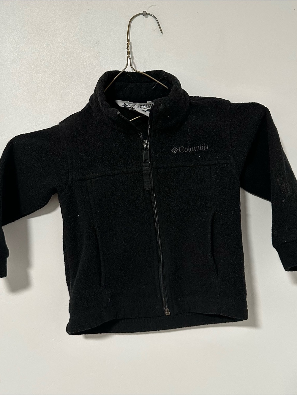 Columbia Kids Black Full-Zip Fleece Jacket